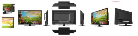 TECO - 23.6" 59cm Full HD LCD/LED DVD Combo caravan and hotel TV