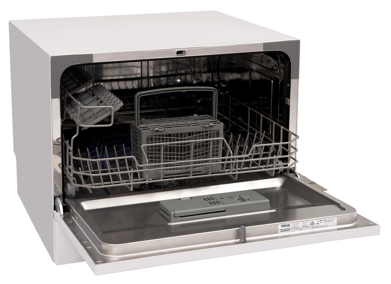 TECO- 6 Place free standing Benchtop white Dishwasher TDW06WCM 7 wash programs