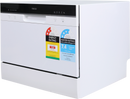TECO 6 Place 55cm Benchtop white Dishwasher TDW06WCM available in all States