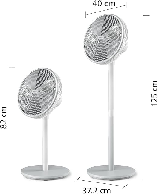 Philips Pedestal Fan 2000 Series High-Performance Cooling with Quiet Operation