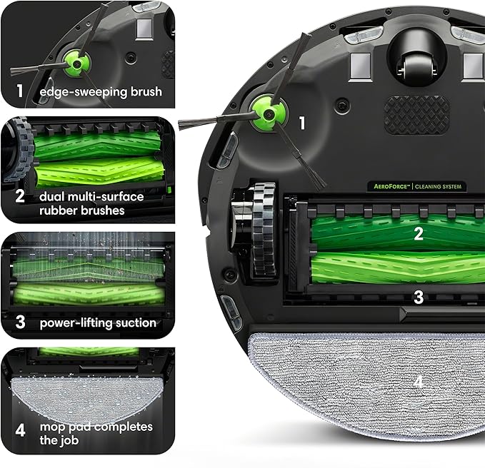 iRobot Roomba Combo j5+ Robot Vacuum and Mop Effortless Cleaning Made Easy
