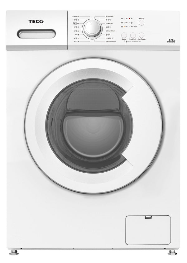 TECO 6Kg White Front Load Clothes Washing Machine available in all states