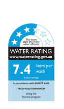 TECO 6 Place 55cm Benchtop white Dishwasher TDW06WCM available in all States