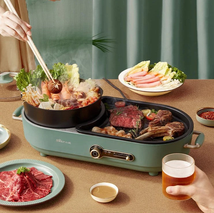 BEAR Multi-functional Cooot PotGriddle Barbecue Machine DKL-C15L1