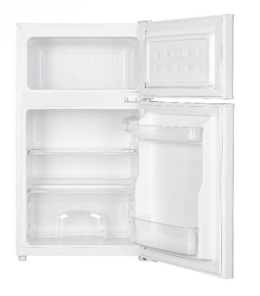 TECO  85L White Bar Fridge, Separate Freezer, Reversible Doors