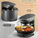 Hoper Layer 5L Air Fryer & Smokeless BBQ Grill – Smart Sensing Technology Multi-Functional