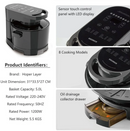 Hoper Layer 5L Air Fryer & Smokeless BBQ Grill – Smart Sensing Technology Multi-Functional