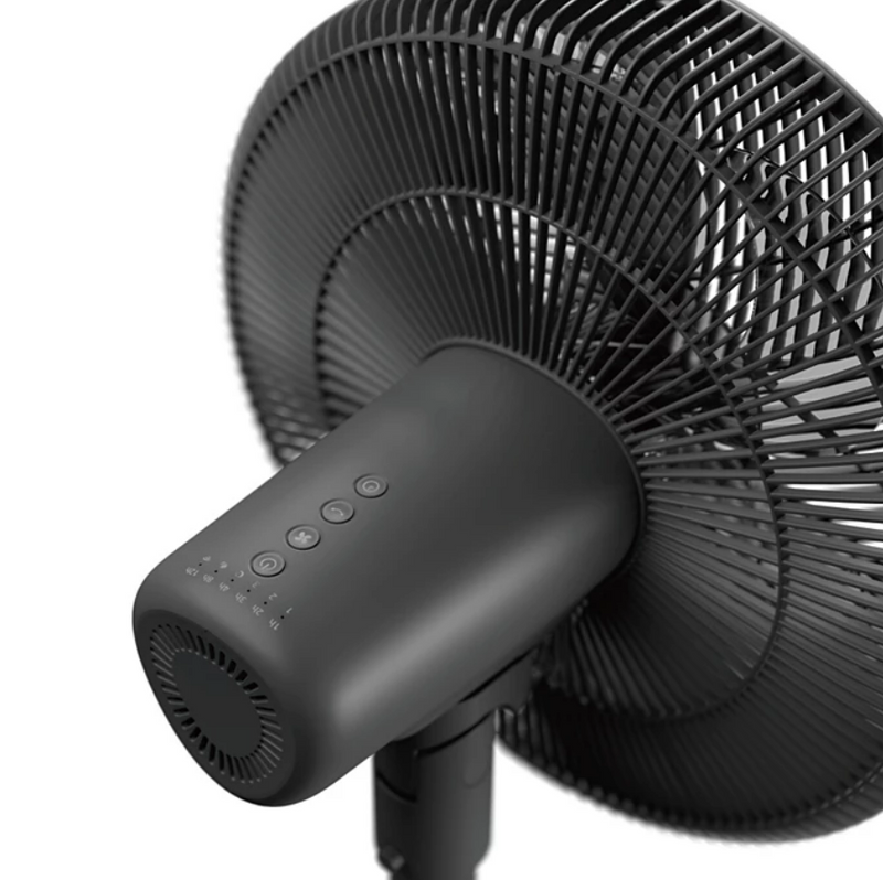 Philips Smart Pedestal Black Fan 3000 Series Powerful & Quiet Silent Wings Technology