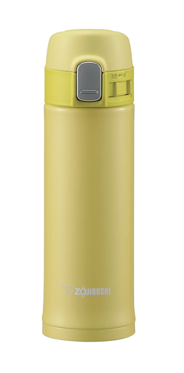 ZOJIRUSHI SM-PB30-YP 300ml Stainless Steel Vacuum Bottle Lime Yellow Hot / Cold