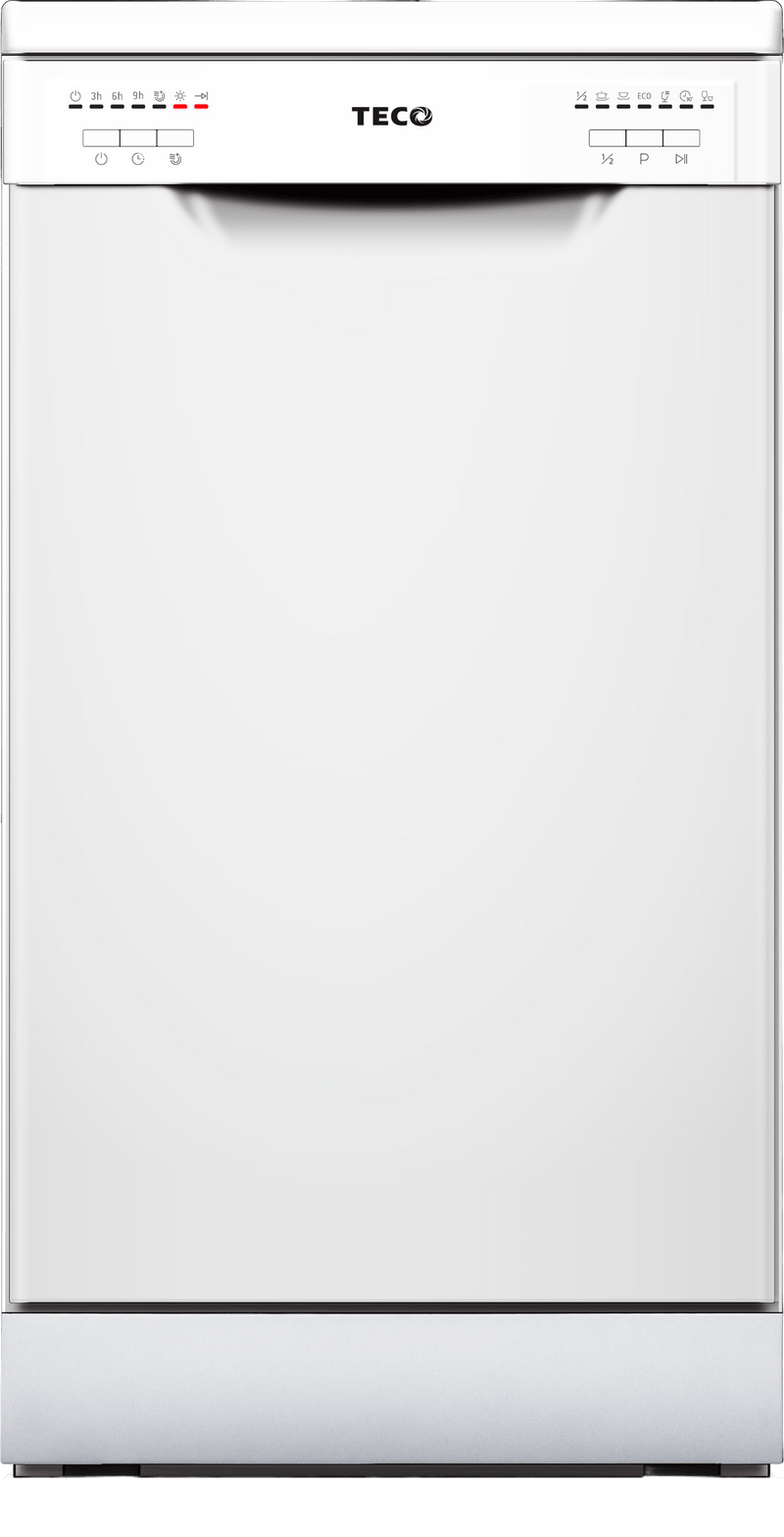 TECO 9 Place 45cm Free-standing white Dishwasher TDW09WAM Available in all States