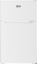 TECO  85L Double Reversible Door White Bar Fridge TBF85WMTAH available in NSW / VIC / QLD