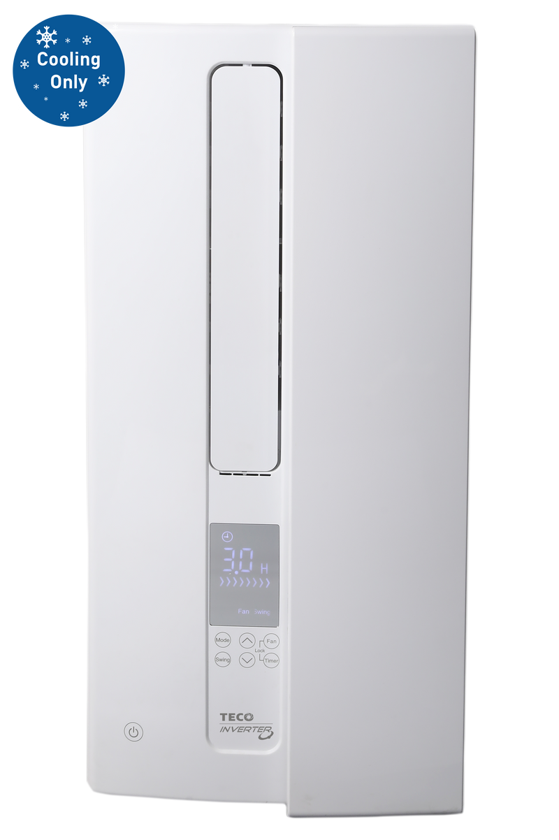 TECO 2.6kW Cooling Only Inverter Vertical Window Air Conditioner TVS26CVUVAH available in all states
