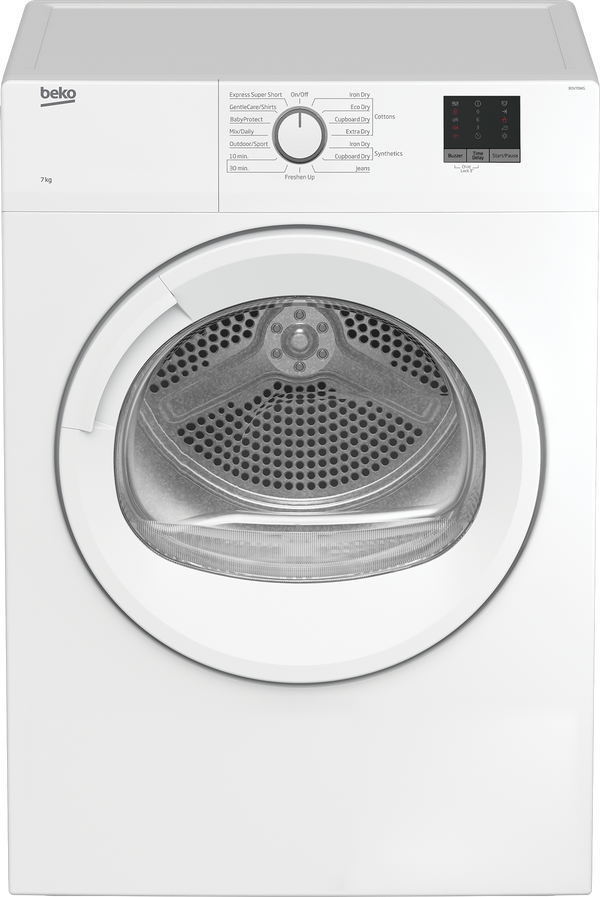 Beko BDV70WG 7kg Air Vented Tumble Dryer - AVAILABLE IN QEENSLAND ONLY.