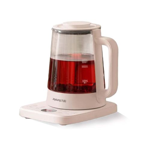 Joyoung Electric Glass Kettle with Tea Basket Multifunction Cooking Boiler 1.5L