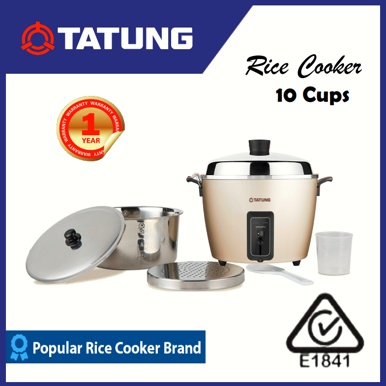 Tatung 10 Cup Rice Cooker (Art Gold) TAC10JDAG