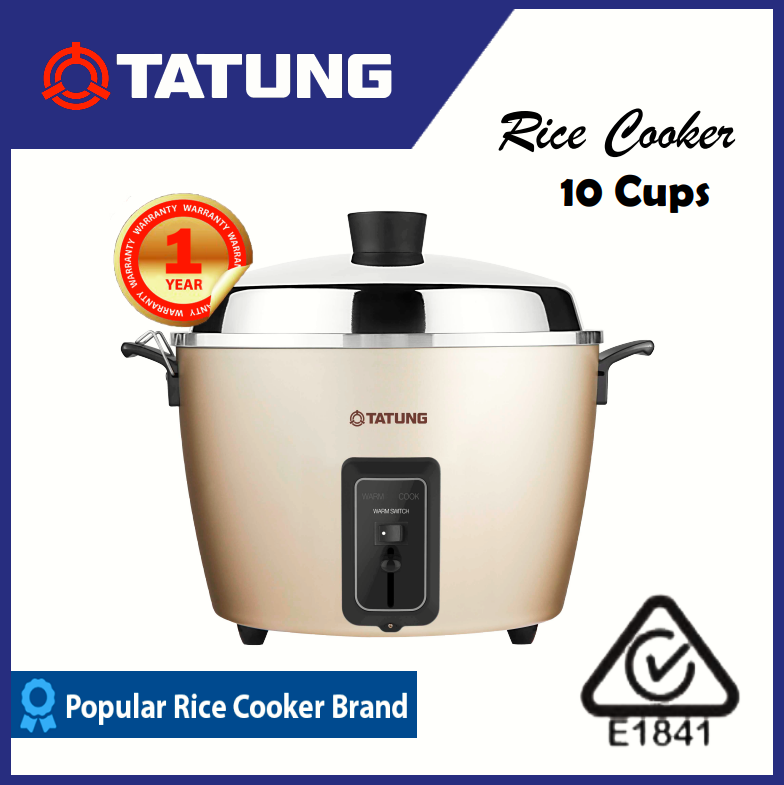 Tatung 10 Cup Rice Cooker (Art Gold) TAC10JDAG
