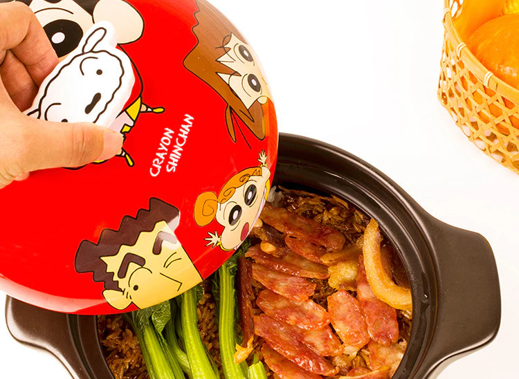 Bear Crayon 2.5L Shin-Chan Heat-Resistant Casserole with Lid TGKIT002984