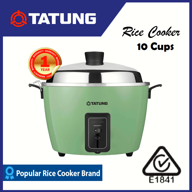 Tatung 10 Cup Rice Cooker (Green) TAC10JDG