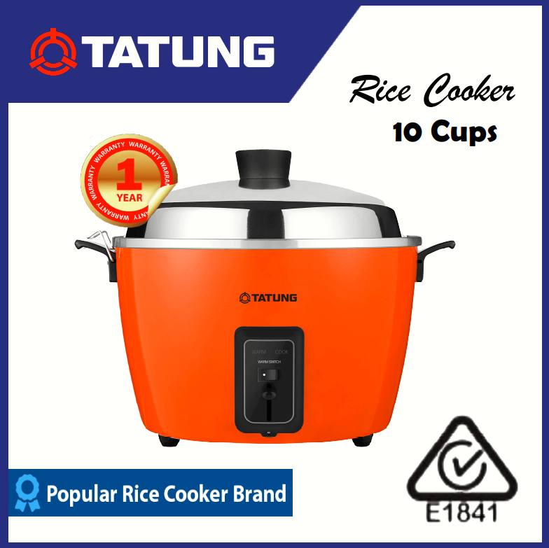 Tatung 10 Cup Rice Cooker (Red) TAC10JDR