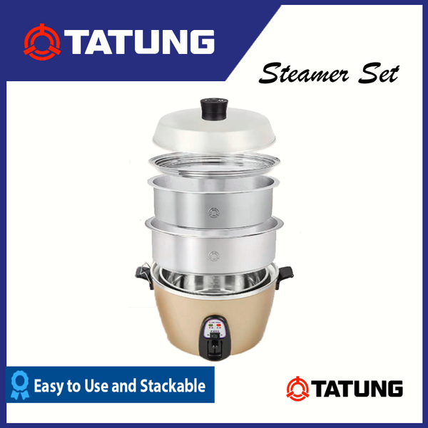 Tatung 6 Cups Rice Cooker Steamer Set TACS03