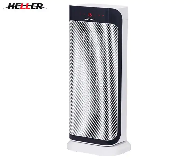 Heller 2000W Ceramic Oscillating Fan Heater with Remote HCFHU2000R