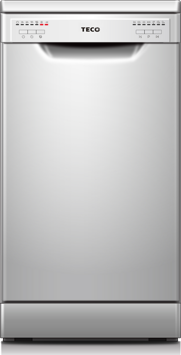 TECO- 9 Place Stainless Free-Standing Dishwasher TDW09SAM Available in VIC / QLD / WA